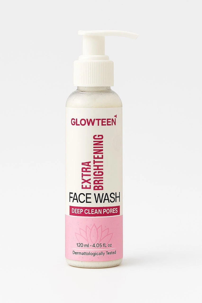 Extra Brightening Face Wash 120ml Deep Clean Pores, Sulphate-Free